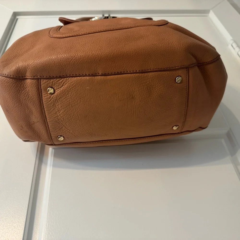 Tory Burch Tan Amanda Leather Tote
